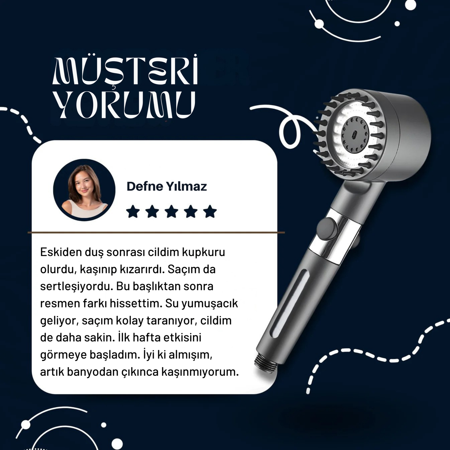 Filtreli Duş Başlığı